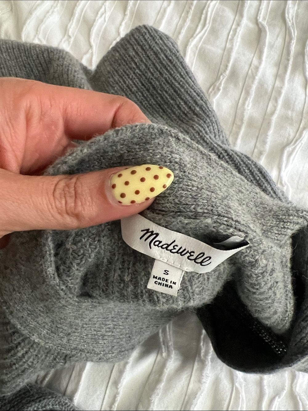 Madewell V-Neck Ribbed Button Sweater - Picture 7 of 9